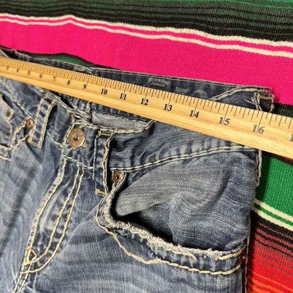 Vintage Y2K Silver Zac Jeans Thick Stitch Fit‎ 31x31 - Picture 3 of 7